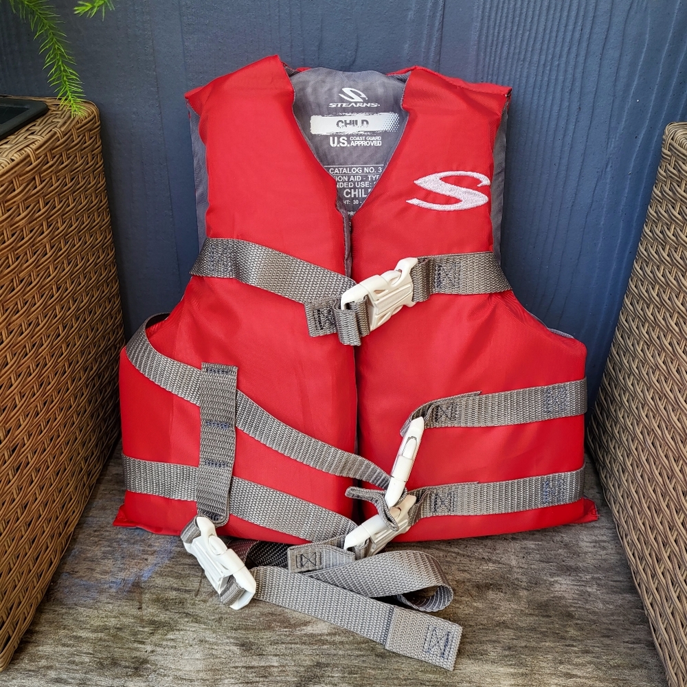 Kids Swim Vest - Red